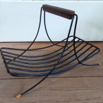 Vintage metalen fruitmandje